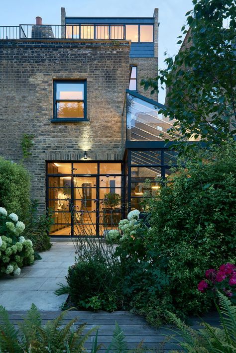 Architecture Renovation, Crittal Windows, Victorian Terrace House, Glass Extension, Modern Extension, House Extension Design, London House, Victorian Terrace, House Extensions