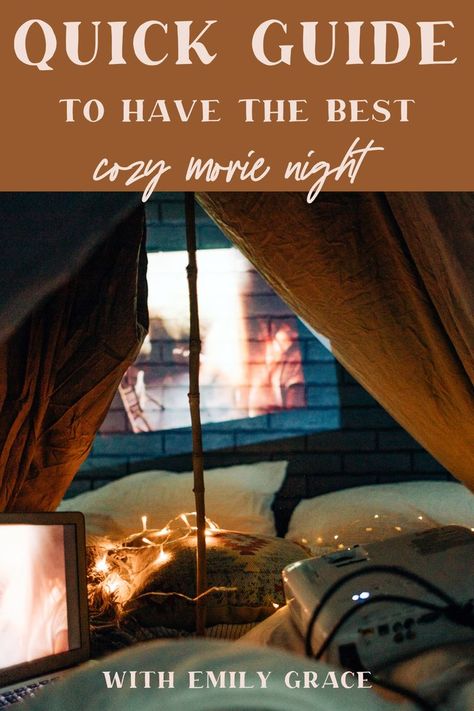 cozy movie night Grown Up Movie Night, Movie Night Home Ideas, Movie Night Must Haves, Cozy Fall Movie Night, Cozy Night At Home, Fall Movie Night Aesthetic, Movie Night Checklist, Fall Outdoor Movie Night, Living Room Movie Night