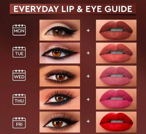 𝐇𝐀𝐈𝐑 𝐀𝐍𝐃 𝐌𝐀𝐊𝐄𝐔𝐏🌟 on Instagram: "Makeup guide 💫❤️‍🔥🔥 @osammakeup .... #viral #newpost #Instagram #instagood #foryoupage #makeuplook #makeuphack #makeupguide #makeuptutorial #makeupartist #haircut #hairgoals #hairtreatment #explorepage✨ #follow" Eyes And Lips Makeup, Eye Makeup Guide, Flawless Face Makeup, 2023 Makeup, Skin Tone Makeup, Maquillage On Fleek, Eye Makeup Images, Shimmer Eye Makeup, Lipstick For Dark Skin