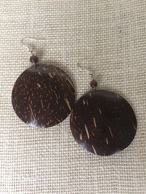 Check out these beautiful and artisitc handmade coconut shell jewelry 😍 #coconut shell bracelet #brown coconut shell earrings #coconut shell pendant #white coconut shell #Ceylon #rings Coconut Shell Ornaments, Coconut Shell Earrings Jewelry, Coconut Shell Jewelry, Coconut Shell Hanging, Coconut Pendant, Coconut Shell Earrings, Coconut Crafts, Coconut Earrings, Wax Design