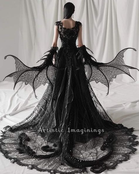 Wings Diy, Miss Universe National Costume, Fashion Design Inspiration Board, Vampire Ball, Russian Dress, Dreamy Gowns, Concept Clothing, Fantasy Dresses, Book Clothes