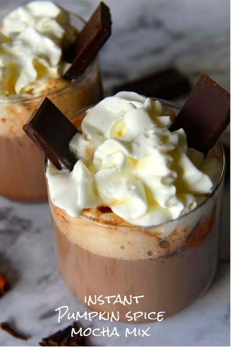 Pumpkin Spice Mocha, Hot Chocolate Desserts, Chocolate Mocha, Coffee Mix, Mocha Coffee, Autumn Flavors, Spice Mixes, Coffee Recipes, Chocolate Desserts