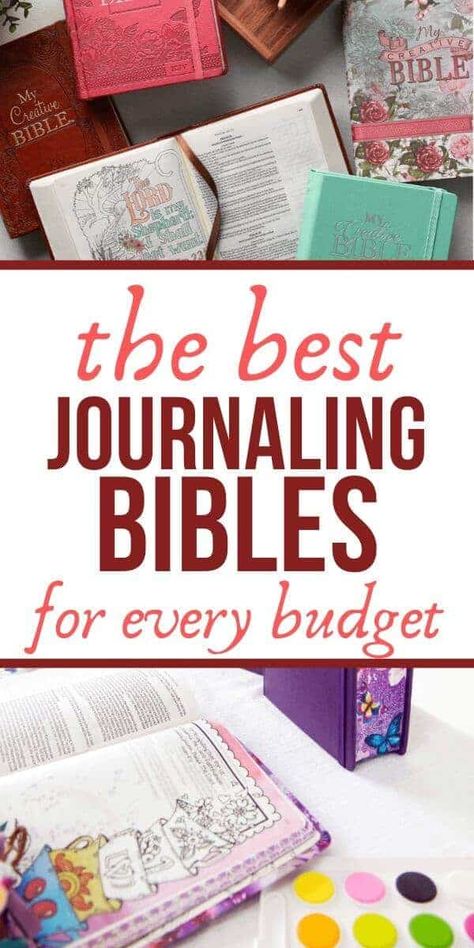 What's the Best Journaling Bible? Our Top Picks Journaling For Beginners, Bible Journaling Ideas, About Bible, Bible Journaling For Beginners, Bible Journaling Supplies, Bible Study Methods, Journaling Bible, Spiritual Disciplines, Bible Study Tools