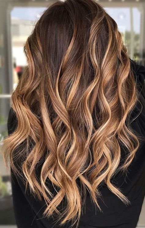 Carmel Brown Hair, Gemini Hair, Honey Brown Hair, Brown Hair Dye, Brunette Hair With Highlights, Brunette Balayage Hair, Brown Hair Balayage, Balayage Brunette, Brown Blonde Hair