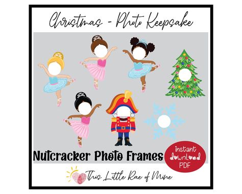 Nutcracker Ballerina, Printable Diy Crafts, Ballerina Christmas, December Winter, Document Frame, School Activity, Computer Paper, Kid Craft, Diy Crafts For Kids Easy