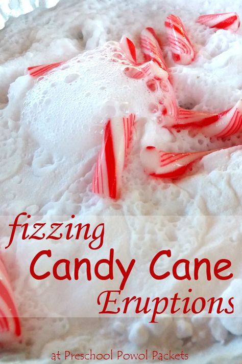 fun!! Christmas science: Fizzing candy cane eruptions!! Classroom Science Experiments, Christmas Stem Activities, Christmas Science Experiments, Garden Crafts For Kids, Preschool Christmas Activities, Classroom Science, Christmas Units, Christmas Science, Christmas Lesson