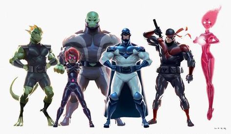 Imgur Post - Imgur Big Hero 6 Concept Art, Solgaleo Pokemon, Arte Nerd, Concept Art World, Superhero Team, Walt Disney Animation Studios, Superhero Characters, Hero 6, Superhero Design