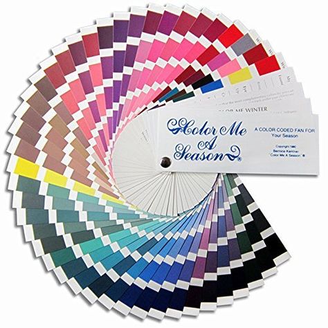 Color Me A Season Color Fan  Winter >>> You can find more details by visiting the image link. Light Spring Palette, Sunset Winter, Soft Summer Palette, Winter Palette, Colour Analysis, Winter Color Palette, Spring Palette, Spring Color Palette, Rainbow Connection