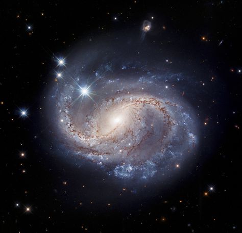 University Of California Santa Cruz, Hubble Space Telescope Images, Nasa Hubble, Hubble Images, Hubble Telescope, Spiral Galaxy, Black Backdrop, Hubble Space, Space Images