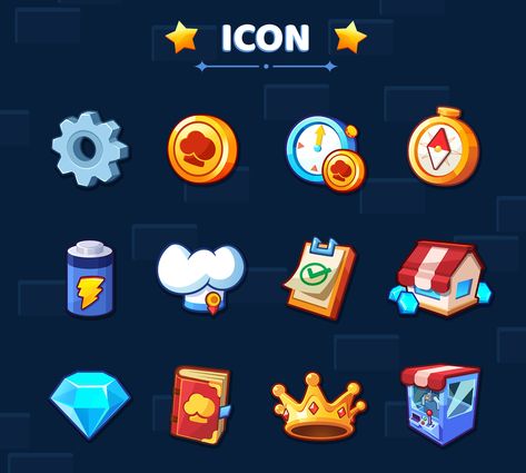 Top Down Game Art, Setting Icon, Future Icon, Game Icon Design, Settings Icon, Ui Buttons, Indie Game Art, Game Icons, Farm Games