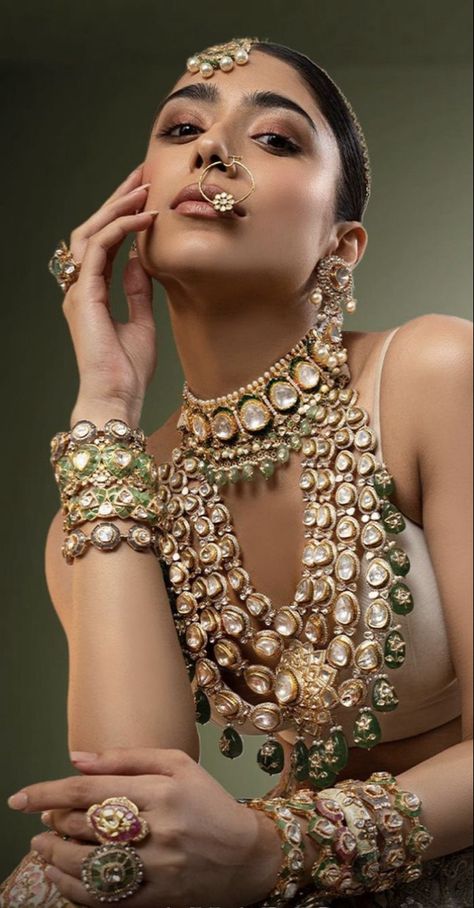 Indian Bridal Jewelry in USA Cultural Heritage Of India, Layered Jewellery, Jewellery Shoot, Kundan Jewellery Bridal, Jewelry Product Shots, Fairy Shoes, Bridal Necklace Designs, Creative Fashion Photography, Fancy Jewelry Necklace