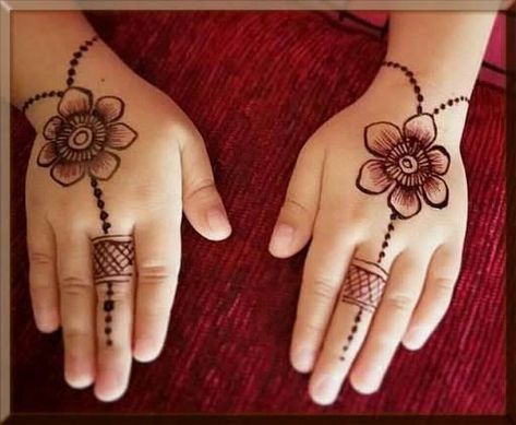 Simple mehndi design and cute mehndi design for kids Kids Mehandi Design, Cute Mehndi Designs For Kids, Cute Mehndi Designs, Cute Mehndi Design, Simple Mehndi Designs For Kids, Kids Mehndi Design, Mehndi Design For Kids, Mehendi Designs For Kids, Cute Mehndi