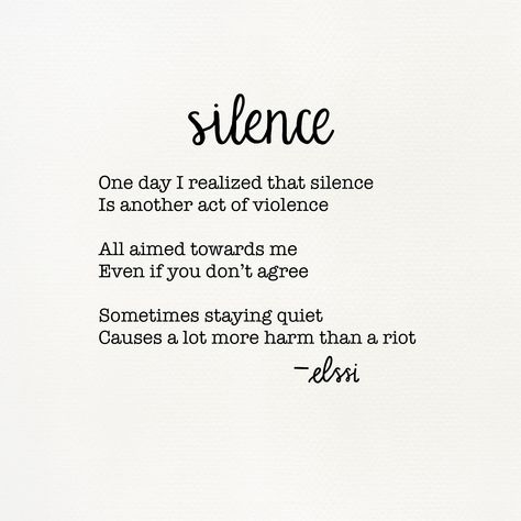 “silence” #poetry #pocketpoems #poems #poem #poetrysaves #aspiringpoet #selfpublishing April 29, Self Publishing, Typewriter, A Girl, Poetry, Quotes, On Instagram, Quick Saves, Instagram