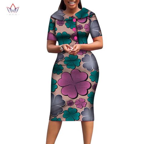 Elegant Women African Dresses African Wax Print Bazin Riche Coat and Dress with Traditional African Clothing Lady Outfits WY4375| | - AliExpress Long African Dresses For Women Church, African Wear For Ladies, Style Africain, Traditional African Clothing, African Fashion Skirts, Best African Dresses, Short African Dresses, African Dresses Modern, African Wear Dresses