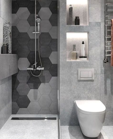 Bathroom Tiles Design, Washroom Tiles, Bathroom Tiles Design Ideas, Bathroom Design Styles, Accent Tiles, Luxury Bathroom Master Baths, Small Bathroom With Shower, Modern Bathroom Remodel, Modern Bathroom Tile