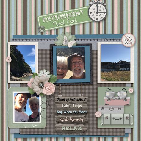 Scrapbook Ideas For Retirement, Retirement Scrapbook Ideas Layout, Retirement Scrapbook Ideas, Retirement Scrapbook, Retirement Party Sign, Party Scrapbook, Happy Ideas, Retirement Ideas, Scrapbook Cover