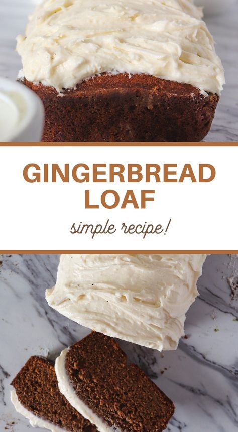 Gingerbread Loaf Recipe - 3 Boys and a Dog Gingerbread Loaf Recipe, Moist Gingerbread, Sweet Bread Recipe, Loaf Bread Recipe, Seeded Bread Recipes, Gingerbread Loaf, Homemade Naan Bread, Lemon Blueberry Bread, Breakfast Bread Recipes