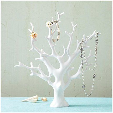 Guest Room Refresh - Bedroom Decor - Setting for Four Tree Jewelry Holder, Jewerly Holders, Jewelry Tree Stand, Coral Tree, Ceramic Garden, Jewellery Holder, Diy Jewelry Holder, Tree Jewelry, Accessories Display