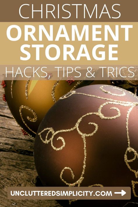 Putting away and storing your Christmas ornaments after the holidays is always a bt of a hassle. Here are the best Christmas ornament storage ideas to help you organize after Christmas! Best Way To Store Christmas Ornaments, Diy Christmas Ornament Storage Ideas, Christmas Ornament Storage Ideas, Ornament Storage Ideas, Diy Ornament Storage, Christmas Ornament Storage Diy, Storing Ornaments, Christmas Decoration Storage, Christmas Ornament Storage