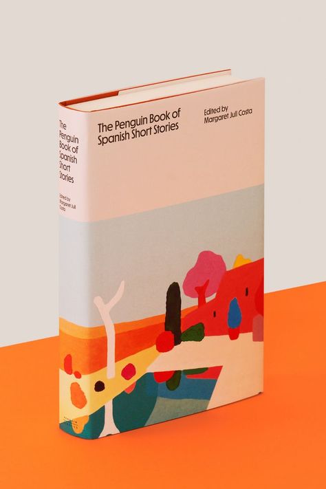 A photograph of the book against an orange background Publish A Book, Ebook Cover Design, Book Cover Design Inspiration, Penguin Book, Reading Goals, 카드 디자인, The Penguin, Publication Design, Book Design Layout