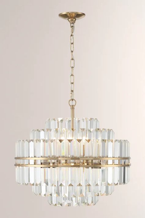 HFGQ5 Crystorama Hayes 12-Light Polished Nickel Chandelier Aged Brass Chandelier, Crystorama Lighting, 3 Light Chandelier, Mini Chandelier, Candelabra Bulbs, Antique Inspiration, Crystal Design, Ceiling Chandelier, Brass Chandelier