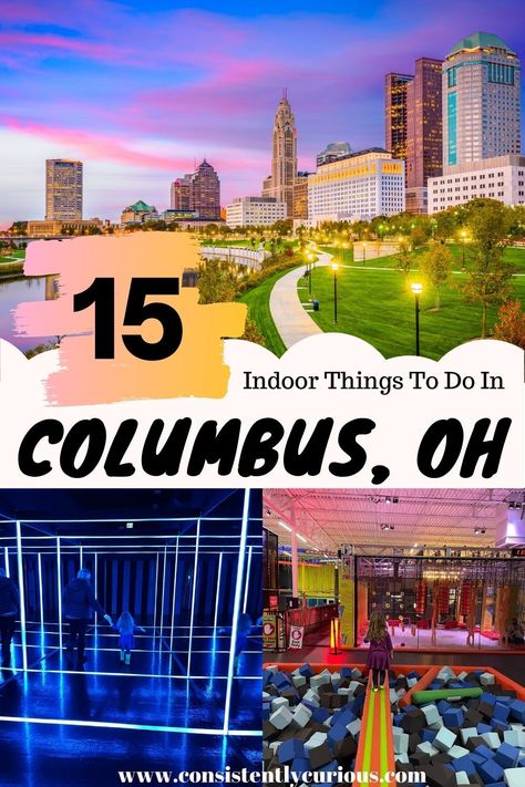 These 15 indoor things to do in Columbus, Ohio is fun for the whole family. Columbus is full of activities for kids of all ages. Tour a whistle factory, step into Otherworld or have a blast at Legoland Discovery Center! #columbusohio #columbus #mwtravel Day Trips In Ohio, Indoor Things To Do, Indoor Family, Fun Indoor Activities, Ohio Travel, Doors Makeover, Fun Places To Go, Indoor Fun, Family Travel Destinations