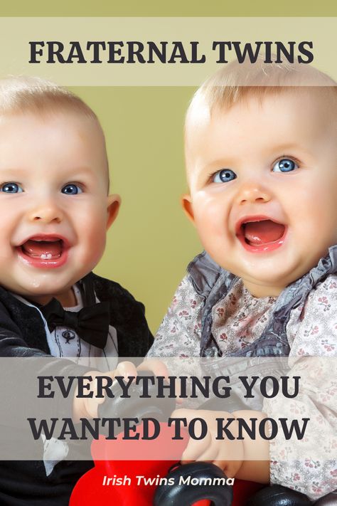 Nine months ago, two lines showed up in your pregnancy test. Then, popped two babies – twins! Double the fun – or is it double trouble? But then, why aren’t you seeing double?? Aren’t twins supposed to look alike? Or be of the same gender? Find out all the answers to your questions about fraternal twins in this article! Types Of Twins, Baby Language, Irish Twins, Raising Twins, Gestational Age, Triplet Babies, Fraternal Twins, Seeing Double, Identical Twins