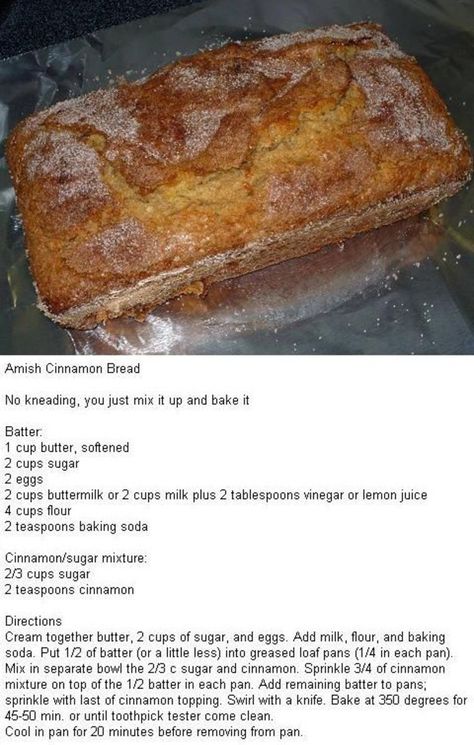 Christmas Breakfasts, Amish Cinnamon Bread, Easy Christmas Breakfast, Cinnamon Bread Recipe, Friendship Bread, Homemade Bread Recipes Easy, Amish Recipes, Cinnamon Bread, Bread Recipes Sweet