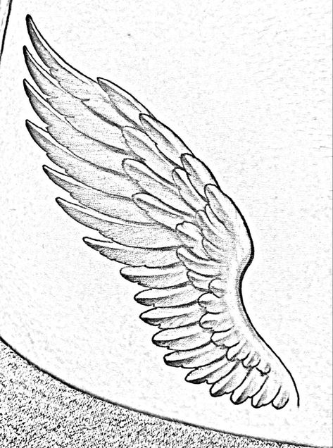 Heart Wings Tattoo Design, Simple Wings Drawing, Angle Wings Draw, Angel Wings Drawing Simple, Open Wings Drawing, Angel Wing Drawing Tattoo, Angel Wings Sketch, Angel Wing Drawing, Wing Tattoo Ideas