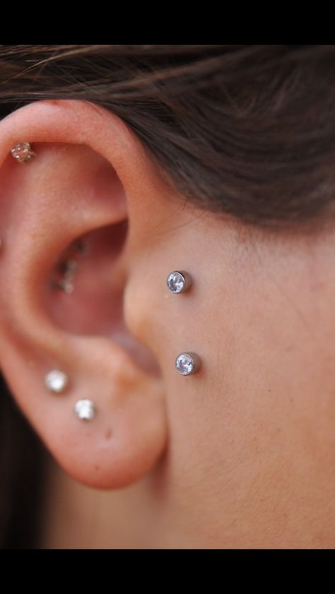 :)love Side Burn Piercing, Vertical Tragus Piercing, Finger Piercing, Rough Gemstone Jewelry, Surface Piercing, Double Ear Piercings, Dermal Anchor, Helix Piercings, Cool Ear Piercings