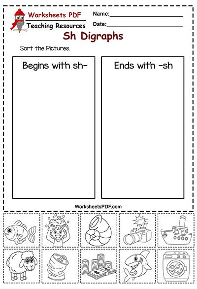 Free Digraph Worksheets, 1st Grade Phonics Worksheets Free, Digraphs Kindergarten Free, Digraphs Worksheets Free, First Grade Worksheets Free Printables, Wh Digraph Activities, Digraphs Kindergarten, Kindergarten Binder, Digraph Worksheets