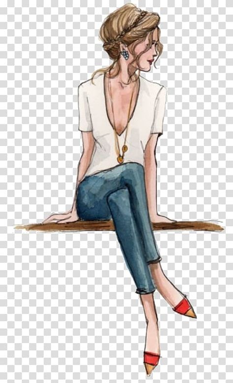 Sitting Fashion Illustration, Woman Sitting In Chair Pose, Women Sitting Drawing, Sitting Poses Illustration, Sitting In A Chair Poses Drawing, Sitting Woman Drawing, Women Sitting Poses Drawing, Sitting Pose Illustration, Woman Sitting Pose