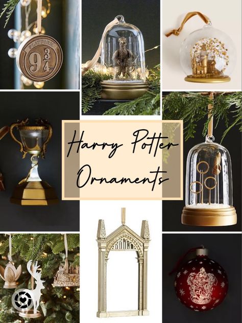 Harry Potter Christmas Ornaments Harry Potter Christmas Tree Ornaments Diy, Harry Potter Tree Ornaments, Harry Potter Garland, Harry Potter Ornaments Diy, Diy Harry Potter Christmas Ornaments, Diy Harry Potter Ornaments, Hp Christmas, Harry Potter Notebook, Harry Potter Christmas Ornaments