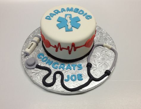 Paramedic Cake Paramedic Cake Ideas, Emt Cakes Ideas, Paramedic Cake, Paramedic Graduation Party, Ems Cake, Paramedic Party, Emt Graduation, Paramedic Graduation, Fire Academy Graduation