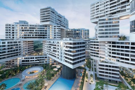 "The Interlace" ... Location: Singapore | Architecs: OMA / Ole Scheeren, w/ Eric Chang | Photographs: Iwan Baan Ole Scheeren, Architecture Cool, Vertical City, World Architecture Festival, Urban Habitat, Luxury Boat, Rem Koolhaas, Tall Buildings, Architecture Wallpaper