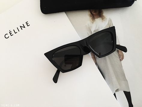 Trini | Céline Edge sunglasses Sunglasses Women Aviators, Fashion Eye Glasses, Stylish Glasses, Trending Sunglasses, Women Sunglasses, Black Women Fashion, Black Sunglasses, Sunglasses Sale, Glasses Fashion