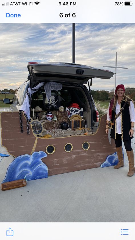 Pirates Of The Caribbean Trunk Or Treat Ideas, Pirate Car Decorations, Trunk Or Treat Ideas Pirates, Trunk Or Treat Ideas For Cars Pirate, Pirate Trunk Or Treat Ideas For Suv, Goonies Trunk Or Treat, Fish Trunk Or Treat, Pirate Themed Trunk Or Treat, Pirates Trunk Or Treat Ideas