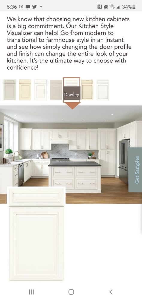 Allen and Roth Dawley Allen And Roth Cabinets, Kitchen Cabinet Style, Kitchen Cabinet Styles, New Kitchen Cabinets, Cabinet Styles, Find Your Style, Kitchen Style, New Kitchen, Farmhouse Style