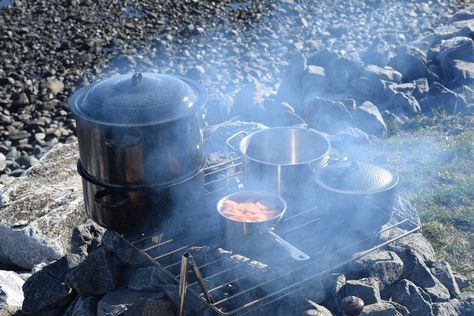 How to Cook Thanksgiving Dinner on a Campfire (Yes, Seriously) | REI Co-op Journal Thanksgiving Outside, Cooking Thanksgiving Dinner, Canned Cranberries, Canned Cranberry Sauce, Open Fire Cooking, All About Food, Dry Bread, Thanksgiving Cooking, Kids Sand