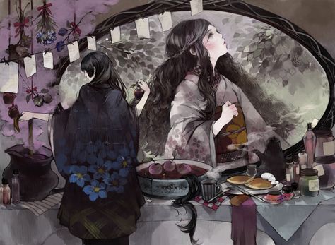 Recipe For Hate Pixiv Fantasia, Japanese Artwork, Game Concept Art, Photography Illustration, Creative Illustration, Animation Background, Graphics Inspiration, Art Website, Original Image