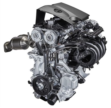 2.0-liter Dynamic Force Engine, a New 2.0-liter Direct-injection, Inline 4-cylinder Gasoline Engine | Toyota's New Powertrain | TNGA | Mobility | Toyota Motor Corporation Official Global Website Toyota Hybrid, Mechanical Parts, Hybrid Car, Gasoline Engine, New Engine, Control System, Fuel Economy, Ignition Coil, Graphic Card