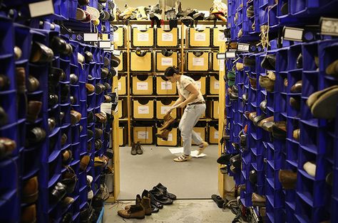 National Theatre shoe storage. Hanging shoe bags from IKEA. Still available? Wardrobe Images, Costume Department, Technical Theatre, Props Storage, Theatre Props, Prop House, Storage Hanging, House Hunters, Theatre Costumes