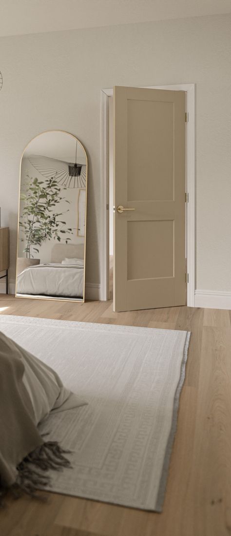 Beige2-Panel Bedroom Door by Masonite Solid Core Doors, Bedroom Door Ideas, Homes Styles, Dining Room Nook, Solid Core Interior Doors, Painted Interior Doors, Interior Door Styles, Hollow Core Doors, Zen Room