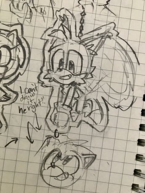 Sonic The Hedgehog Doodle, Tails Drawing Sonic, How To Draw Tails, Tails References, Fox Tail Drawing, Drawing Tails, Tails The Fox Sonic, Tails Drawing, Tail Reference