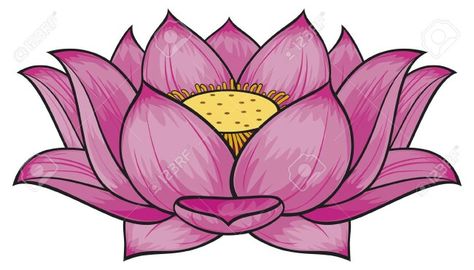 Gorgeous Lotus Flower design. This would be a great Stained Glass piece Lotus Flower Outline, Lotus Flower Images, Lotus Flower Drawing, Lotus Drawing, Flower Vector Art, Japanese Lotus, Lotus Flower Tattoo Design, Flower Tattoo Drawings, Lotus Flower Design