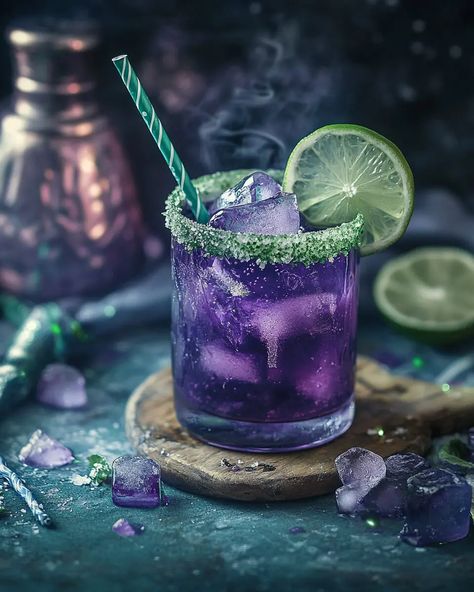 The Drunk Witch Cocktail is a bewitching drink that’s perfect for Halloween gatherings. With its eerie mix of vodka, black raspberry liqueur, and cranberry juice, this cocktail strikes the perfect balance between sweet and tart. The added blue curaçao creates a mystical, layered effect that’s sure to impress your guests. Dnd Inspired Cocktails, Fantasy Cocktails, Witchy Drinks, Gorgeous Cocktails, Witch Cocktail, Raspberry Liqueur, Blue Curacao, Vodka Cocktails, Wine Cocktails