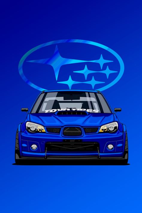 "Under the Hood: Unveiling Automotive Wonders" Subaru Artwork, Blue Car Wallpaper, Wrx Wallpaper, Subaru Poster, Subaru Wallpaper, Wrx Subaru, Rolls Royce Car, Most Luxurious Car, Car Iphone Wallpaper