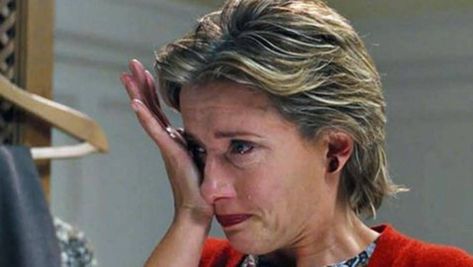 Crying is good for your health Love Actually Emma Thompson, Emma Thompson Love Actually, Love Actually 2003, Bafta Award, Kenneth Branagh, Emotional Scene, Summer Movie, Hugh Grant, Emma Thompson