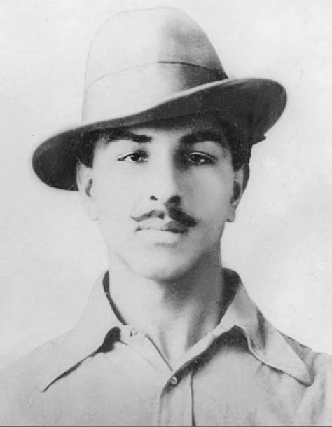 Bhagat Singh Tattoo, Sardar Bhagat Singh, Bhagat Singh Wallpapers, Shaheed Bhagat Singh, Singh Wallpapers, Freedom Fighters Of India, Indian Freedom Fighters, Indian Legends, Jai Hind