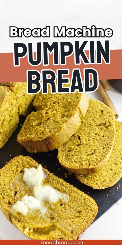 Bread Maker Pumpkin Bread is your ticket to enjoying  the warm, comforting flavors of fall! This recipe your bread machine to  create a moist, flavorful loaf bursting with pumpkin spice magic. Simply  toss in a few simple ingredients, press a button, and let your bread  machine do the work. Pumpkin Bread Recipe For Bread Machine, Spice Magic, Pumpkin Spice Ice Cream, Pumpkin Pie Spice Recipe, Pie Spice Recipe, Buttermilk Bread, Bread Maker Machine, Pumpkin Bread Pudding, Bread Maker Recipes